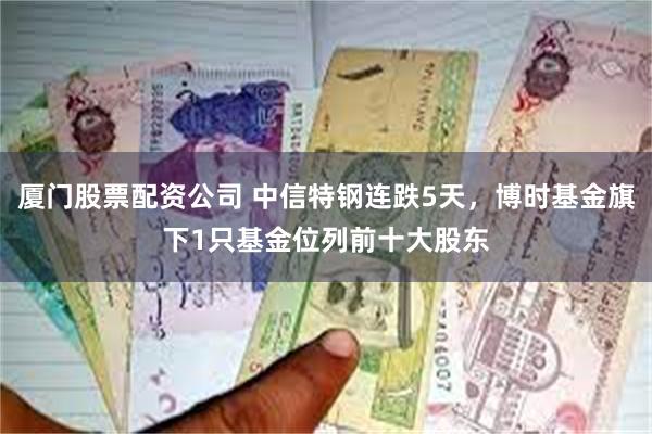 厦门股票配资公司 中信特钢连跌5天，博时基金旗下1只基金位列前十大股东