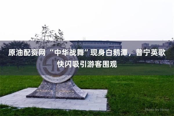 原油配资网 “中华战舞”现身白鹅潭，普宁英歌快闪吸引游客围观