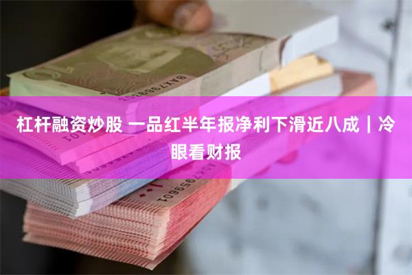 杠杆融资炒股 一品红半年报净利下滑近八成｜冷眼看财报