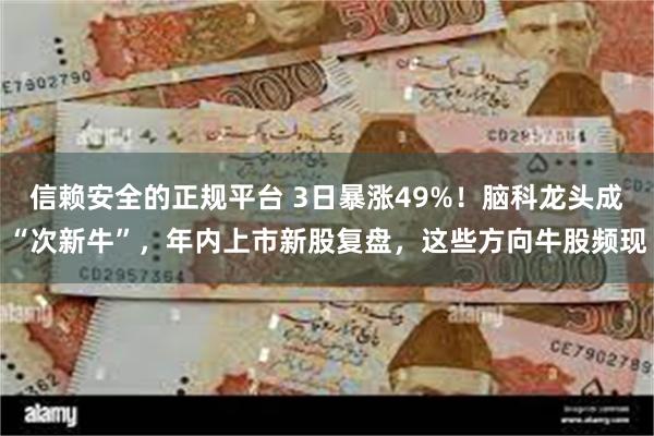 信赖安全的正规平台 3日暴涨49%！脑科龙头成“次新牛”，年内上市新股复盘，这些方向牛股频现