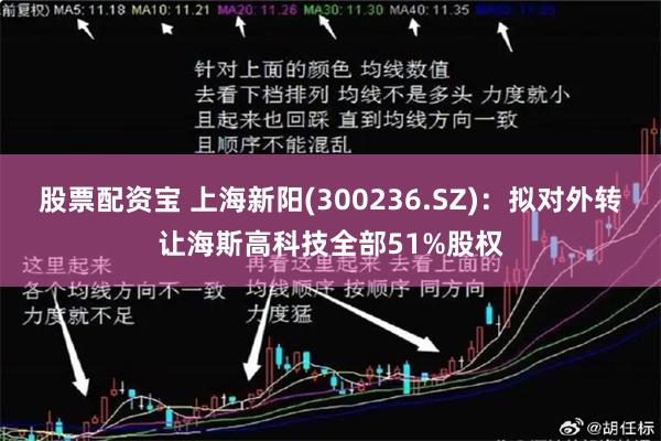 股票配资宝 上海新阳(300236.SZ)：拟对外转让海斯高科技全部51%股权