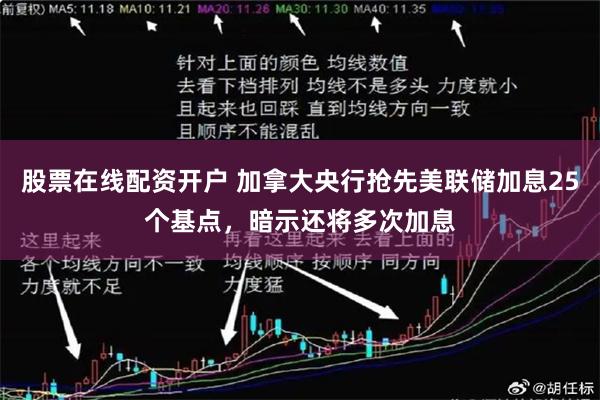 股票在线配资开户 加拿大央行抢先美联储加息25个基点，暗示还将多次加息