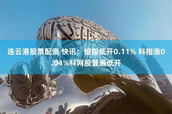 连云港股票配资 快讯：恒指低开0.11% 科指涨0.04%科网股普遍低开